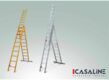 3 SECTION ALUMINUM INDUSTRIAL LADDER - A TYPE