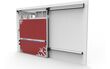 Monorail type cold store doors