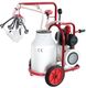 UNIVERSAL MODEL ELECTRICAL DOUBLE GOAT-SHEEP MILKING SINGLE 40 LT ALUM. BUCKET DRY PUMP