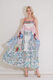 Print Detailed 2 Floor Maxi Size Dress