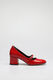 Belted women's shoes