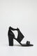 Belted open women's shoes