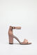 Belted open women's shoes