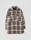 Checked winter overshirt