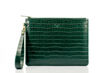 Crocodile Leather Clutch Lagoon