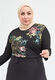 Plus Size Floral Patterned Blouse