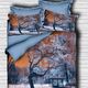 Digital printed 3D Duvet cover full set double-assorted design 1