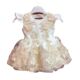 CREAM WHITE LACY 1 YEARS OLD GIRL BIRTHDAY DRESS