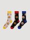 Hamburger Patterned Men's Socks