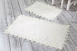 French Lace Toilet Mat Set