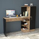 YURUPA LAURA BOOKSHELF STUDY DESK ATLANTIC PINE BLACK