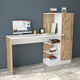 YURUPA LAURA BOOKSHELF WORK TABLE ATLANTIK PINE WHITE