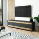 YURUPA FUTURE TV UNIT FR4-AA PINE-ANTHRACITE