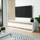 YURUPA FUTURE TV UNIT FR4-AW PINE-WHITE