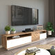 YURUPA FUTURE TV UNIT FR5-AW PINE-WHITE