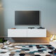 YURUPA FUTURE TV UNIT FR10-AW PINE-WHITE