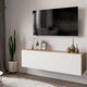 YURUPA FUTURE TV UNIT FR12-AW PINE-WHITE