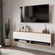 YURUPA FUTURE TV UNIT FR13-AW PINE-WHITE