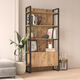 YURUPA ML6 IRON METAL FRAME BOOKSHELF WITH COVER