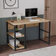 YURUPA ML8 IRON METAL WORK TABLE WITH BOOKCASE