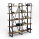 YURUPA MARKEN E OFFICE BOOKCASE 5 SHELVES BAROQUE WITH METAL LEGS