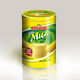 Milky Banana Flavored Powder Tin Box