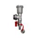 FLOORFLEX MANIFOLD CAP WITH AUTOMATIC AIR VENT AND DRAIN