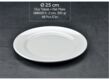 CLASSIC 25 CM FLAT PLATE