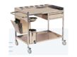 DRESSING TROLLEY (STAINLESS STEEL SHELVES)