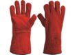 MAXSAFETY WELDER-PRO LEATHER WELDING GLOVES (RED)