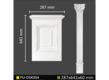 POLYURETHANE PLASTER COLUMN BASE