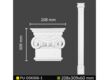 POLYURETHANE PLASTER COLUMN HEAD