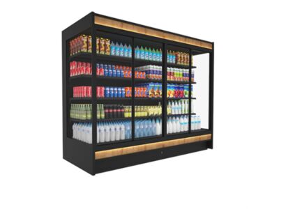 INDUSTRIAL TYPE REFRIGERATED DISPLAY CABINETS AND FREEZERS