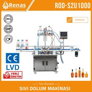 Automatic Liquid Filling Machine- ROD-S2U1000