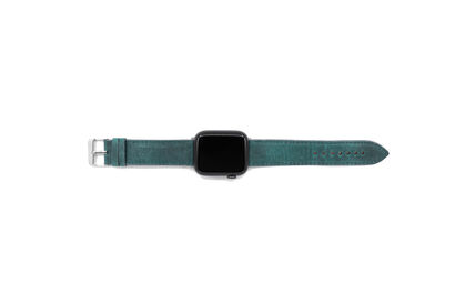 Leather Apple Watch Strape Green