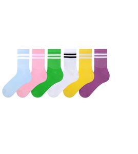 CIRCLE PRINTED WOMEN SOCKS