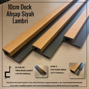 Deck Wood Black Interior and Exterior Paneling (DL100-AS)