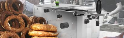 BAGEL, HAMBURGER, SANDWICH CUTTING MACHINE
